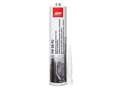 APP PU 50 FC - Colle-mastic carrosserie voiture | Colle polyuréthane flexible pour collage métal-verre | Mastic-colle étanche multi-matériaux | Blanc | 310 ml