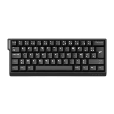 REKT Clavier Gaming Magnétique HIRO 60 HE (AZERTY) – Switchs Effet Hall Amber Pro, Rapid Trigger, Format 60% Compact, RGB, Keycaps PBT, Hot-swappable, 8000 Hz, Scan Rate 128K, Precision de 0,01mm