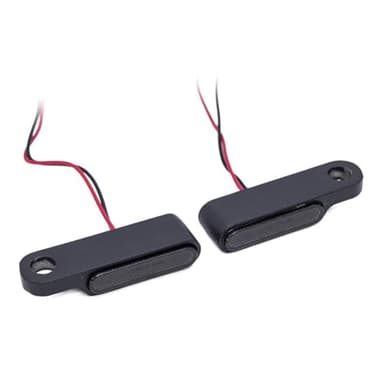 iFutniew Lot de 2 clignotants pour guidon de moto - 6 LED - Ambre