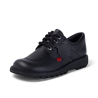 Kickers Kick Lo W Core, Chaussures de ville à lacets pour femme - Noir (black/black) - 41 EU, 7 UK