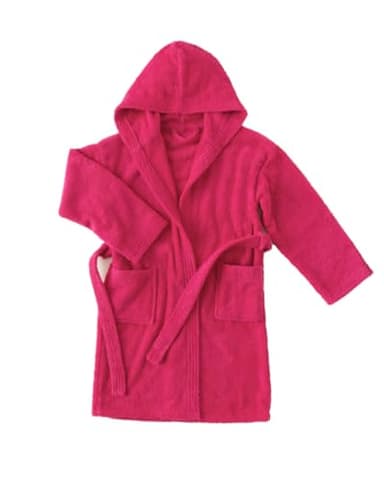 Top Towel - Confort - Peignoir Fille - Peignoir Garçon - 100% Coton - Éponge 450g/m - De 14 à 16 ans - Fuscia