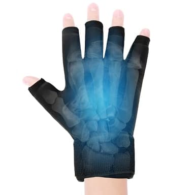 Gant De Poche De Glace en Gel de Compression pour Doigts Soulager la Douleur, Poche de Gel Chaud Froid pour Main Réutilisable, Poche Glace Froid Ice Gloves pour Arthrite, Tendinite, Canal Carpien