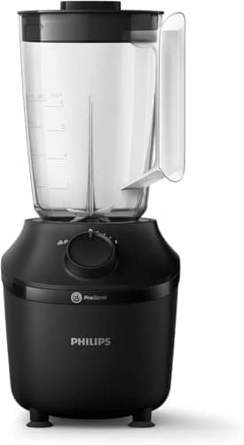 Philips Série 3000 Blender - Technologie ProBlend, Glace pilée en 45s, Moteur 450W, Bol 1,9L, Lames inox durables, Nettoyage facile (HR2041/41)