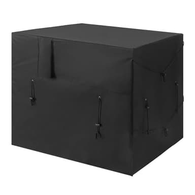 Couverture de Pompe de Piscine, Housse de Protection pour Pompe à Chaleur Piscine, Étanche Anti-poussière Anti-UV 210D Oxford Housse de Chauffage de Piscine, Housse de Mobilier de Jardin Extérieur