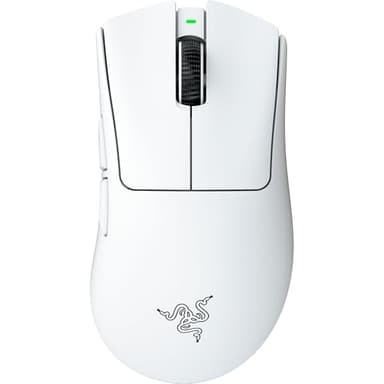 Razer DeathAdder V4 Pro - Souris Esport sans Fil Ergonomique ultralégère - 57g - 2,4 GHZ Hyperspeed - Focus Pro 45K Sensor - 8K Hz Polling - Switches optiques Gen-4 - PC/Mac | Blanc