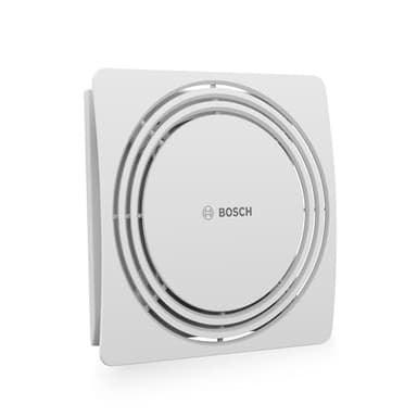 Bosch Ventilateur Silencieux de Salle de Bain 1900 W100 - Pour la Salle de Bain et des Toilettes, contre l'Humidité et la Moisissure – Avec Activation par Interrupteur – Diamètre 100 mm