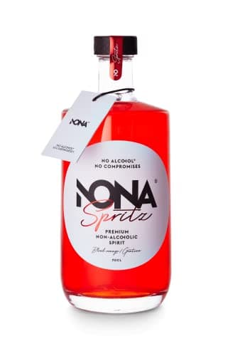 NONA Spritz 700ml | Apéritif sans alcool à la sanguine & racine de gentiane | Inspiré du Spritz italien | 0% vol | Idéal pour cocktails sans alcool au goût fruité & amer