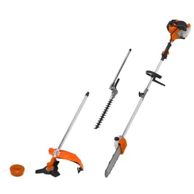 GT Garden Multifonction Thermique 4 en 1 : tronçonneuse - débroussailleuse - Taille-Haies