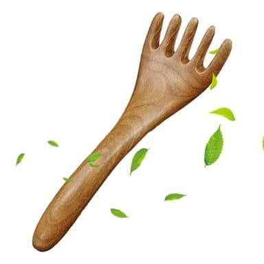 Dmuzsoih Peigne de massage du cuir chevelu en bois - Grattoir multifonctionnel pour cuir chevelu à cinq griffes | Gratte-tête manuel, masseur de tête, out Guasha portable pour la relaxation,