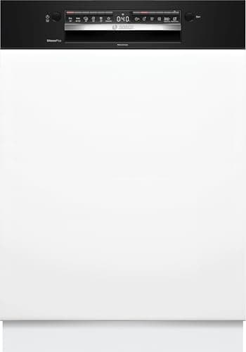 Série 4, Lave-vaisselle encastrable avec bandeau, 60 cm, Noir, SMI4HCB07E