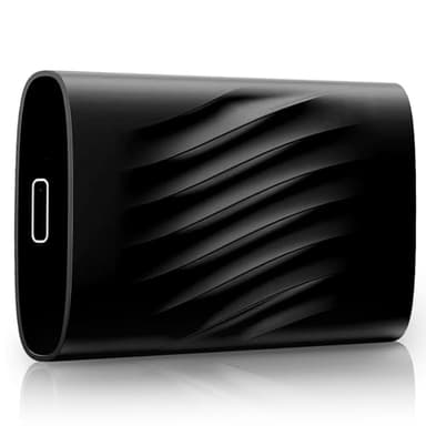 TONOS Disque Dur Externe 2To, Disque Dur Externe Portable, Ultra-Mince 2, 5" Disques Durs Externes, pour PC, TV, Ordinateur Portable, Bureau, Windows-Noir