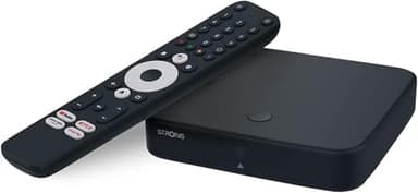STRONG - Streaming Box Android TV + TNT 4K UHD - SRT420 - Chromecast Built-in - Compatible Assistant Vocal Google - Dolby Audio & Dolby Vision - Facile à Installer - Noire