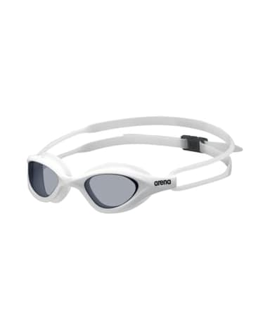 ARENA Lunettes de natation unisexes 365 pour nageurs de fitness, confortables, anti-buée, étanches, verres non miroirs, natation pour hommes et femmes, fumée/blanc/transparent