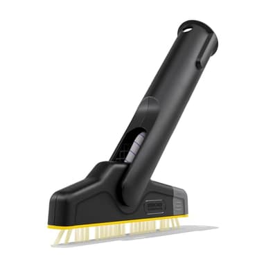 Kärcher Brosse Grand Format pour Joints, Articulation Flexible, Brossette Remplaçable, pour Nettoyage Hygiénique des Joints de Carrelage en Ciment, Accessoire d'Origine pour Nettoyeur Vapeur Kärcher