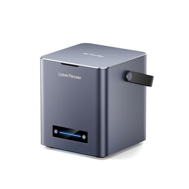 LaserPecker Purificateur d'air de Bureau, Extracteur de Fumées avec Filtration 4 Couches Purificateur d'air Portable pour Toutes les Machines LP,conçu pour la Découpe et la Gravure du Bois et du Métal