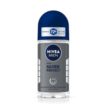 NIVEA MEN Silver Protect 48 H Antisudorifique antimicrobien Bille pour Hommes 50 ml