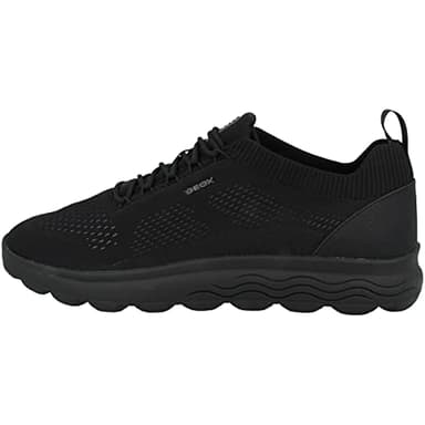 Geox Homme U Spherica A Sneakers, Black, 45 EU