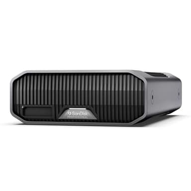 SanDisk Professional 8 to G-Drive Project, avec Fente SSD Mag Pro-Blade, Thunderbolt 3, USB (10 Gbit/s), Disque Dur de Classe Entreprise 7 200 Tours/Minute, Vitesse de Lecture jusqu'à 250 Mo/s