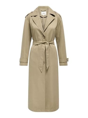 ONLY Trench Onlline pour femme, taupe, M