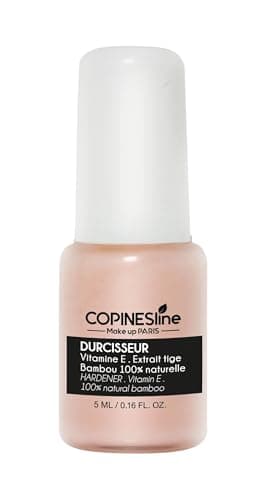 COPINES LINE - Vernis à Ongles Durcisseur Transparent 5ml - Soin Fortifiant pour Ongles Fragiles et Cassants - Protection et Brillance Naturelle - Séchage Rapide