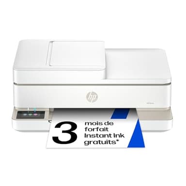 HP Envy 6520e, 714N9B, Imprimante Multifonction Jet d'encre A4, Couleur, Recto Verso Automatique, Jusqu'à 10 ppm, Wi-FI, Chargeur Automatique, Fax, 3 Mois de Forfait Instant Ink Gratuit, Portobello
