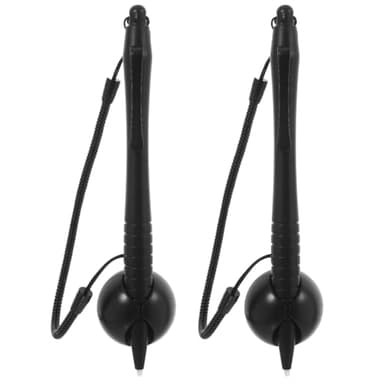 Angoily Lot de 2 stylets résistants pour appareils à écran tactile - Avec support et stylet - Pour PC, tablette et smartphone - Résistant aux rayures - Facile à utiliser