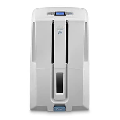 De'Longhi DD230P Aria Dry Pump Déshumidificateur, Efficacité dès 24h, Tuyau Evacuation 5 m, Réservoir d'eau Amovible, Capacité 30 Litres,540 W, Blanc