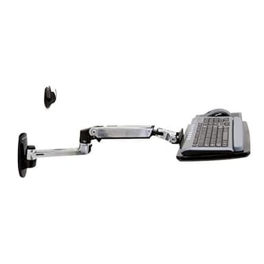Ergotron - Bras LX pour clavier, support mural réglable pour clavier - Aluminium poli (45-246-026)