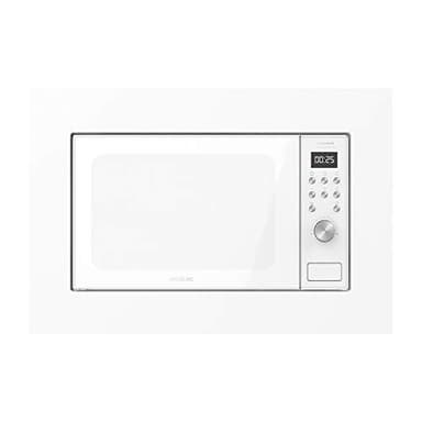 Cecotec Micro-ondes à encastrer Digital GrandHeat 2050 Acier noir. 800 W, 20 litres, gril, 7 fonctions, revêtement intérieur en céramique, acier noir encastré. (700 W, Blanc)