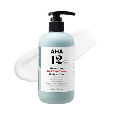[VILLAGE11FACTORY] RELAX DAY AHA EXFOLIATING BODY LOTION (300 g) Soin coréen - Lotion Corps Exfoliante & Hydratante avec 12% d'Acide Glycolique - Elimine en douceur les cellules mortes