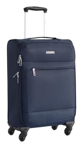ALISTAIR Breeze – Valise Taille Cabine 60 cm – Toile Souple – Marque Française – Garantie 2 Ans (Bleu Marine)