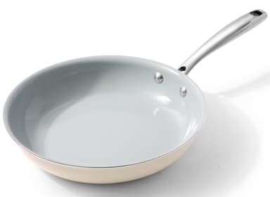 Cookersway Poêle en céramique anti-adhésive : 28 cm Poêle à frire en céramique à induction – Poêle à crêpes avec revêtement en poele ceramique poele induction