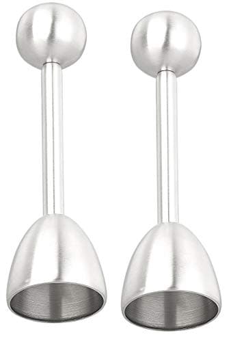 2 toqueurs à œufs en acier inoxydable [Rosenstein & Söhne]