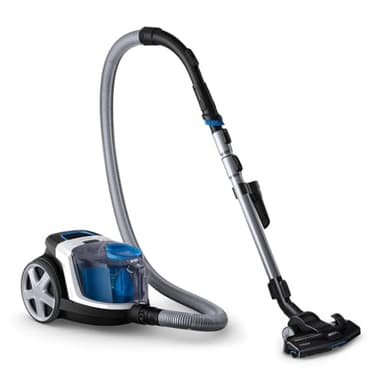 Philips PowerPro Compact Série 3000 Aspirateur sans Sac, 900 W, Avec Filtre HEPA et Brosse TriActive, Bleu (FC9332/09)