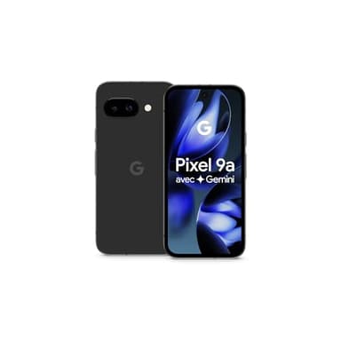 Google Pixel 9a – Smartphone Android débloqué avec Appareil Photo IA, Batterie Longue durée et sécurité Robuste – Noir Volcanique, 128GB