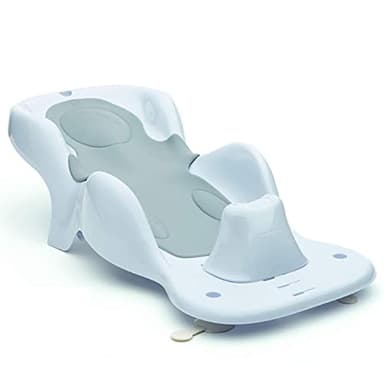 Tigex Transat de Bain bébé Évolutif Collexion - 0-6 Mois - 28 x 58 x 16,5 cm - Gris Perle