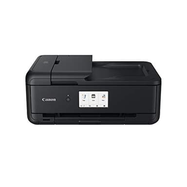 Canon PIXMA TS9550 Imprimante A3 Design à 6 Cartouches séparées WiFi avec écran, Chargeur de Document, Multifonction (imprimante Photo Maison Scan Copie) pour PC et Smartphone, Blanc