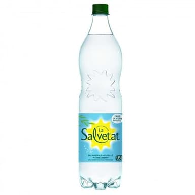 Salvetat Eau Naturellement Gazeuse 1,15 L