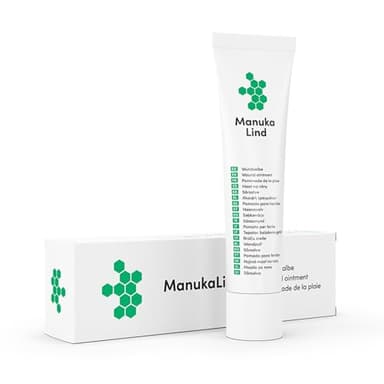 Pommade cicatrisante ManukaLind 15 g – Naturellement efficace grâce au miel de Manuka MGO 514+ – Pommade pour plaies et cicatrisation adaptée à toutes les phases de cicatrisation
