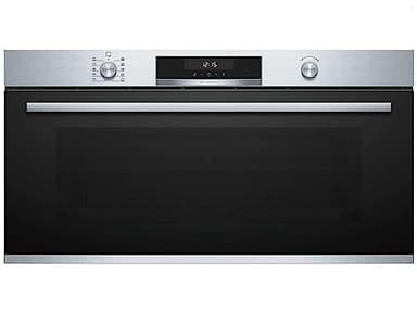 Bosch VBC5580S0 Série 6 Four encastrable, 48 x 90 cm, extra large, écran tactile LCD, boutons escamotables, tiroir télescopique indépendant du niveau