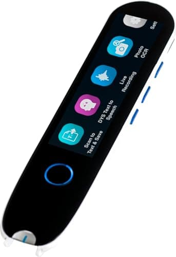 IRISPen Reader 8 stylo scanner Portable:Scanner sans Fil,OCR 48 Langues Offline,scanner document,Scanner dyslexique,synthèse vocale Offline,surligneur numérique,Photo OCR, Logiciel Readiris PDF Offert