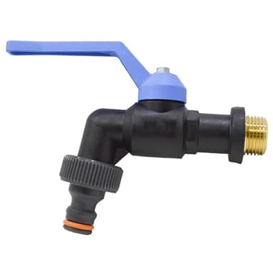 Suinga Robinet de Jardin Antigel à Boisseau Sphérique 3/4'' | Vanne d’Arrêt avec Raccord Automatique pour Tuyau | Adaptateur de Robinet Antigel pour Canalisations | Contrôle Précis de l’Arrosage