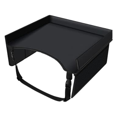 Plateau De Voyage Enfant - Plateau Pliable pour Siège Auto - Livré avec Bandoulière Réglable et Poche, pour Jouer, Manger et Dessiner, Convient pour Maison, Voiture, Poussette, L'avion, Train