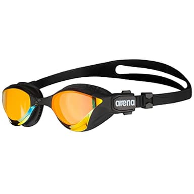 ARENA Cobra Tri Swipe Mirror Lunettes de Triathlon Unisexe Adulte, Lunettes de Piscine avec Lentilles Miroir, Anti-buée, Protection UV, 3 Ponts de Nez Interchangeables