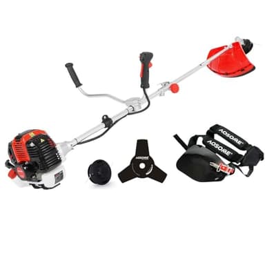 AOSOME 2026 Débroussailleuse Thermique, 52cc, 3CV - avec Tête pour Coupe Bordure, 3T Lame, Debroussailleuse à Essence Professionnel (2026)