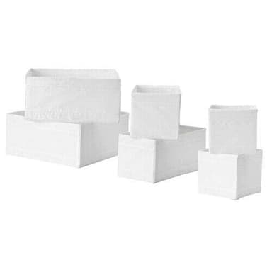 SKUBB - Rangement, 6 pièces, Blanc