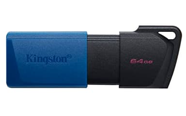Kingston DataTraveler Exodia M Clé USB 3.2 Gen 1 DTXM/64GB - avec capuchon mobile (Noir + Bleu)