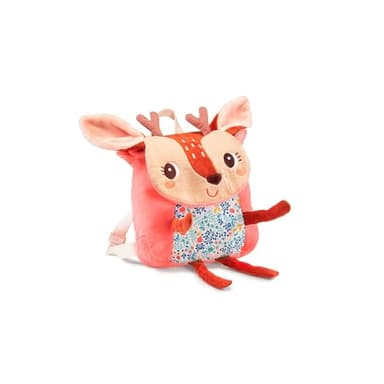 LILLIPUTIENS - Sac à dos doux pour enfants - Stella le Faon - Confortable et ludique avec détails colorés - Parfait pour la crèche et les sorties - Stimule l’imagination - Dès 10 mois - 84454