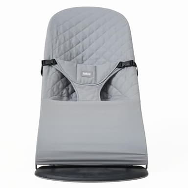 Housse transat bébé. Housse Belltop Compatible avec transat Babybjörn - Balance, Soft et Bliss. (Coton: hypoallergénique et Respirante). Couverture de hamac Ergonomique (Gris)