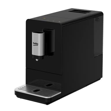 Beko - CEG3190B - Machine à café expresso automatique avec broyeur à café intégré, réservoir 1,5 litre, pression 19 bar - noir, 23,6 x 43,6 x h38 cm